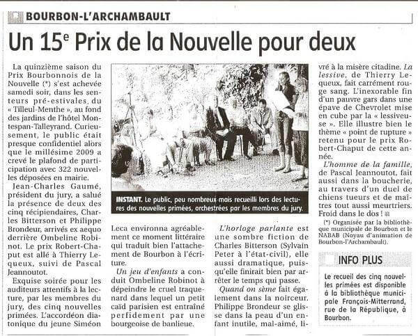 Article Bourbon l'Archambault
